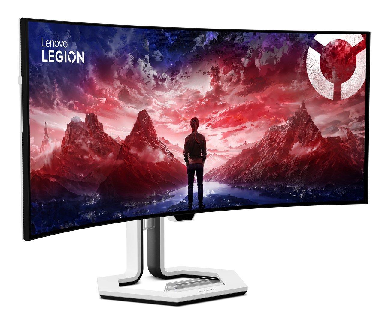 Lenovo Legion Pro 34WD-10 34"WQHD OLED 240Hz AG USB LAN HDMI DP White / Black — zdjęcie 3