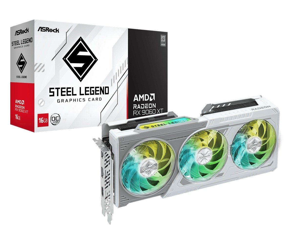 Karta graf. Asrock RX9060XT Steel Legend 16GB OC — zdjęcie 1