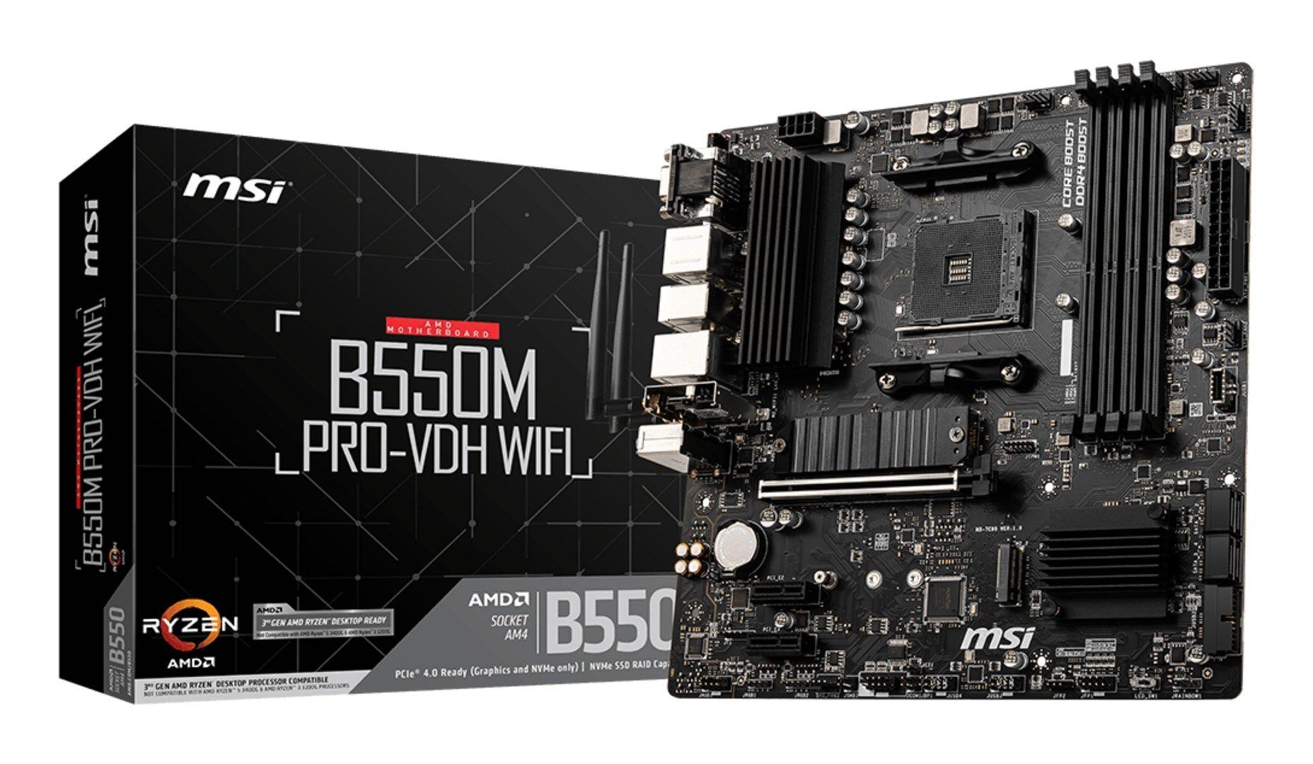 Płyta główna MSI B550M PRO-VDH WIFI — zdjęcie 1