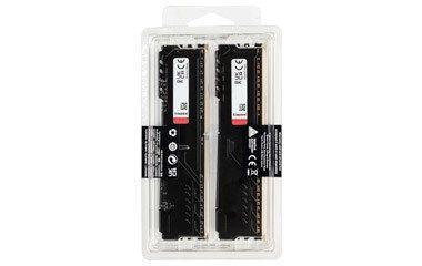 KINGSTON 32GB 3200MHz DDR4 CL16 DIMM (Kit of 2) 1Gx8 FURY Beast Black KF432C16BB1K2/32 — zdjęcie 7