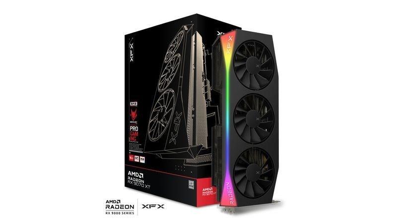Karta graf. XFX Mercury RX 9070XT OC GAM E RGB 16GB — zdjęcie 1