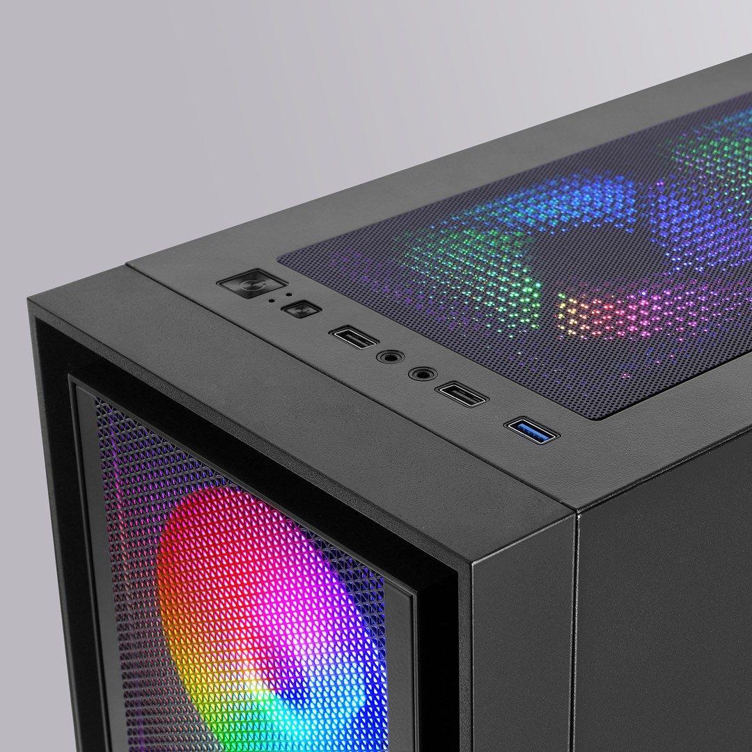 TACENS MARS MC-AIR 4x120mm FRGB ATX- obudowa — zdjęcie 2
