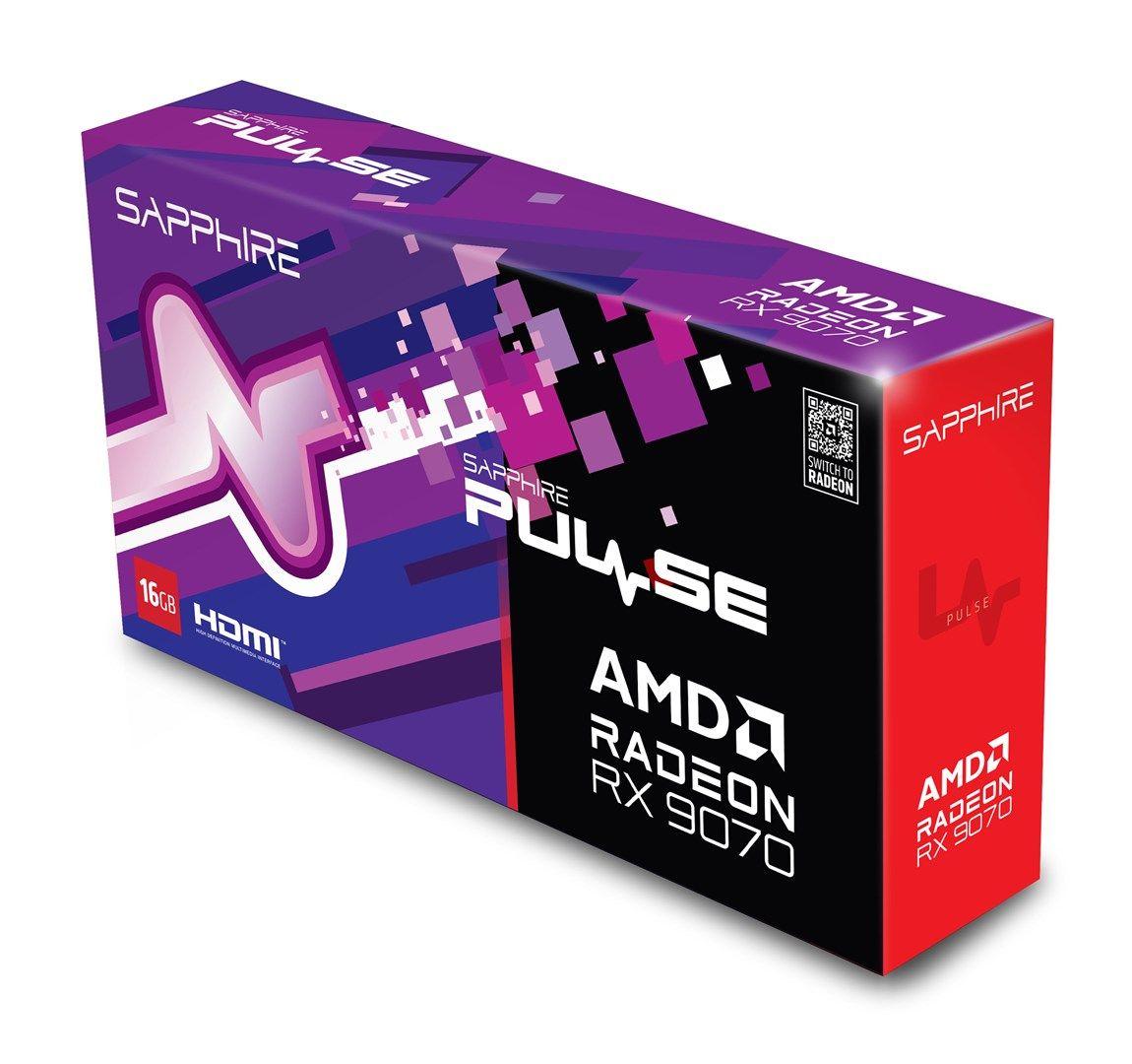 Karta graf. SAPPHIRE PULSE RX 9070 GAMING 16GB — zdjęcie 6