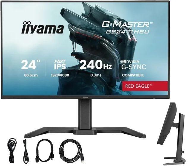 MONITOR IIYAMA LED Fast IPS 23,8" GB2471HSU-B1 Red Eagle 240Hz — zdjęcie 1