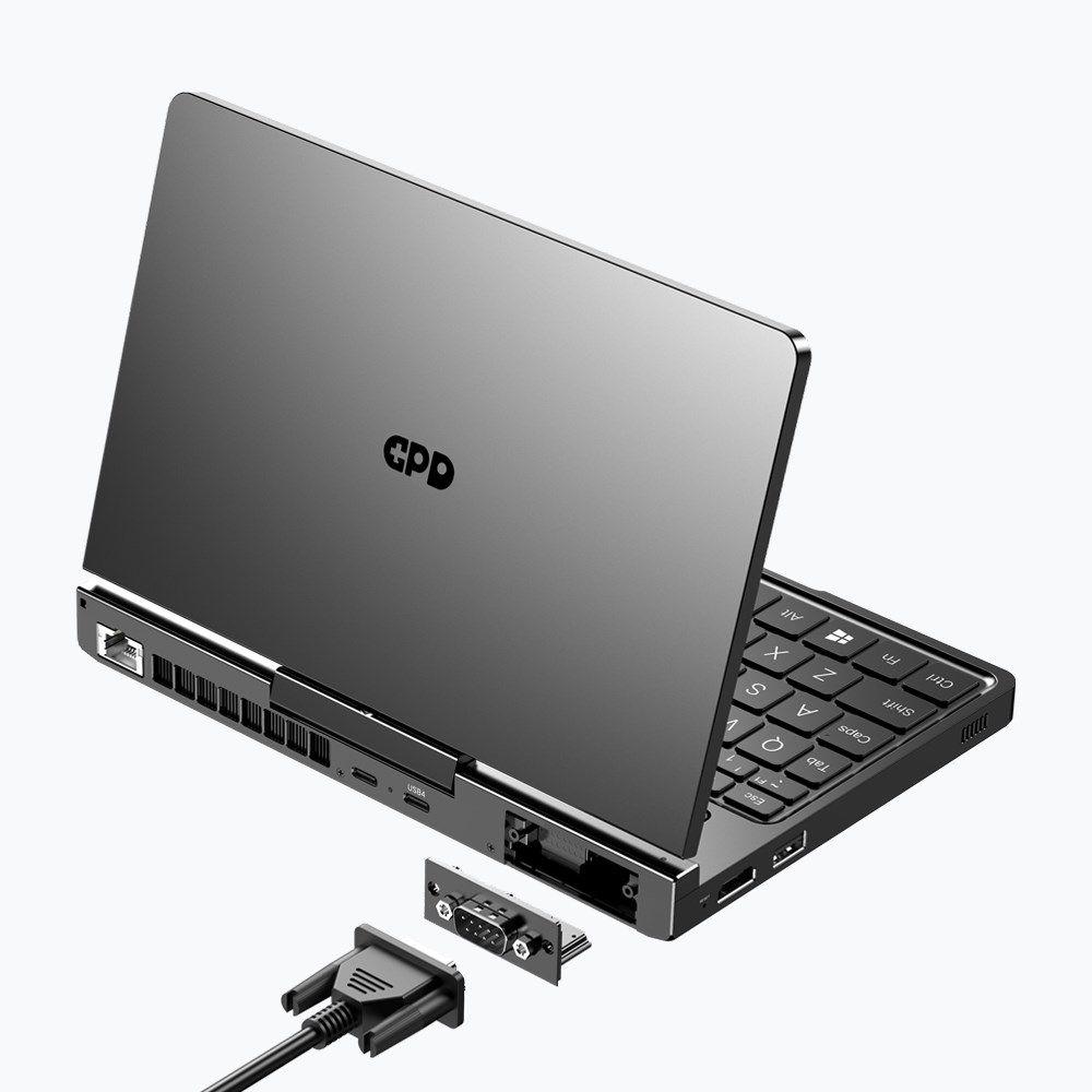 Laptop GPD-Pocket-4 Ryzen 7 8840U/8" WQXGA (2560x1600) Touchscreen 144Hz IPS/x360/LAN/16GB/SSD 1TB/BT/BLKB/FPR/x360/Radeon 780M 3GB/Win 11 Graphite — zdjęcie 7