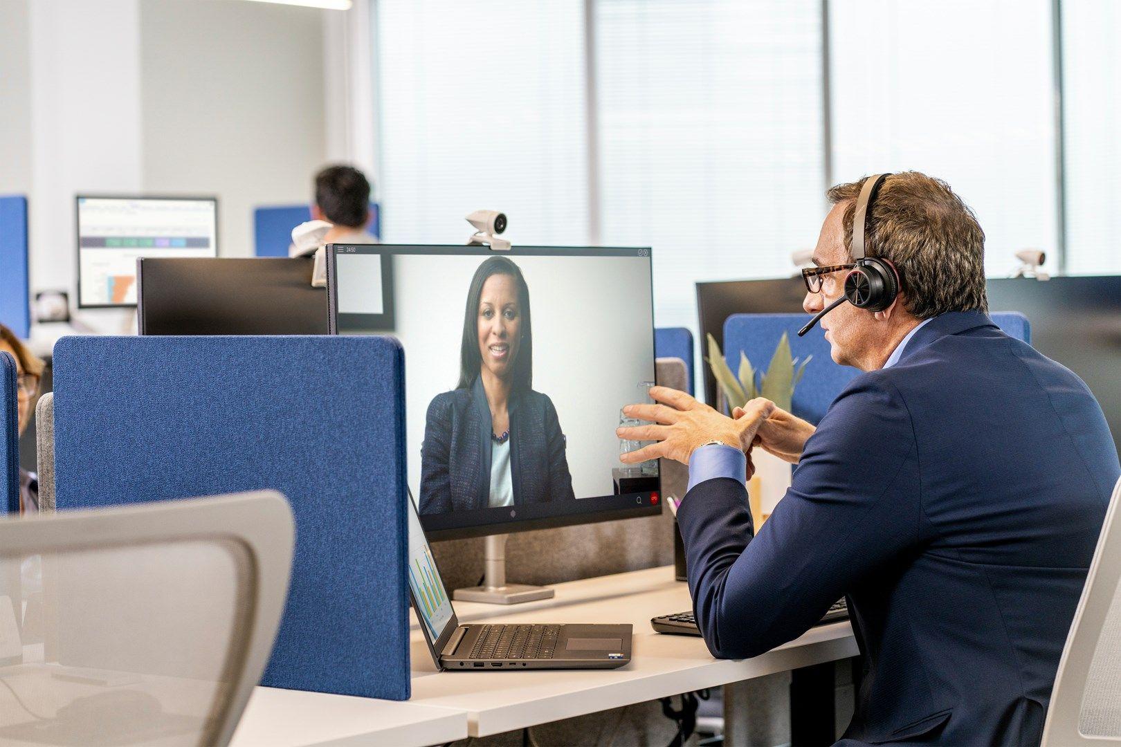 Słuchawki Poly Voyager 4320 MS Teams Certified USB-A Headset +BT700 dongle 77Y98AA — zdjęcie 5