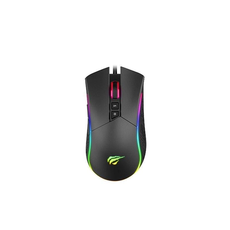 Mysz gamingowa Havit MS1001S V2 (czarno-szara) — zdjęcie 1