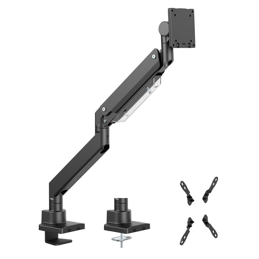 MACLEAN UCHWYT BIURKOWY DO MONITORA LCD 17-57", 27KG, VESA MAX 200X200 PODWÓJNE RAMIĘ MC-968 — zdjęcie 12
