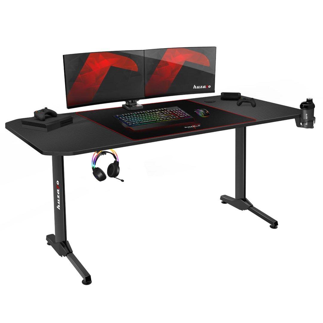 Biurko gamingowe Huzaro Hero 4.7 Black — zdjęcie 1