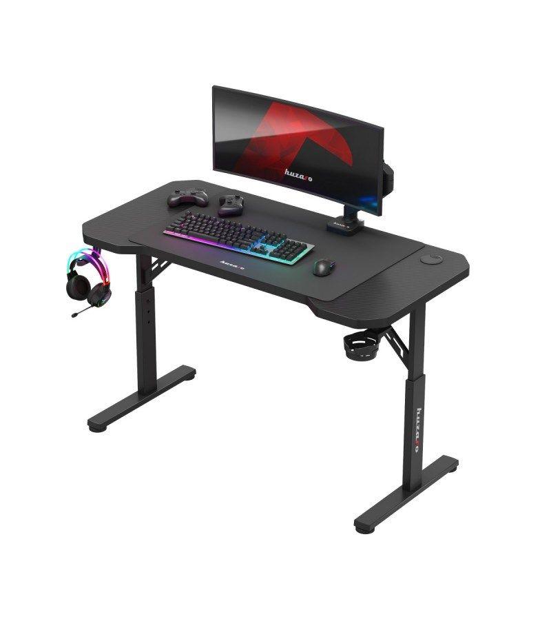 Biurko gamingowe Huzaro Hero 2.6 Black — zdjęcie 10