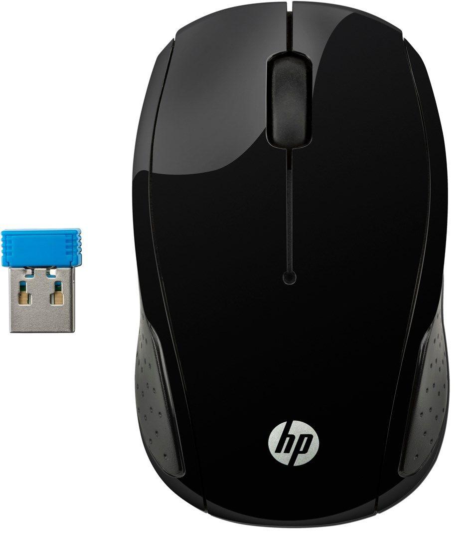 Mysz HP Wireless Mouse 200 Black bezprzewodowa czarna X6W31AA — zdjęcie 1