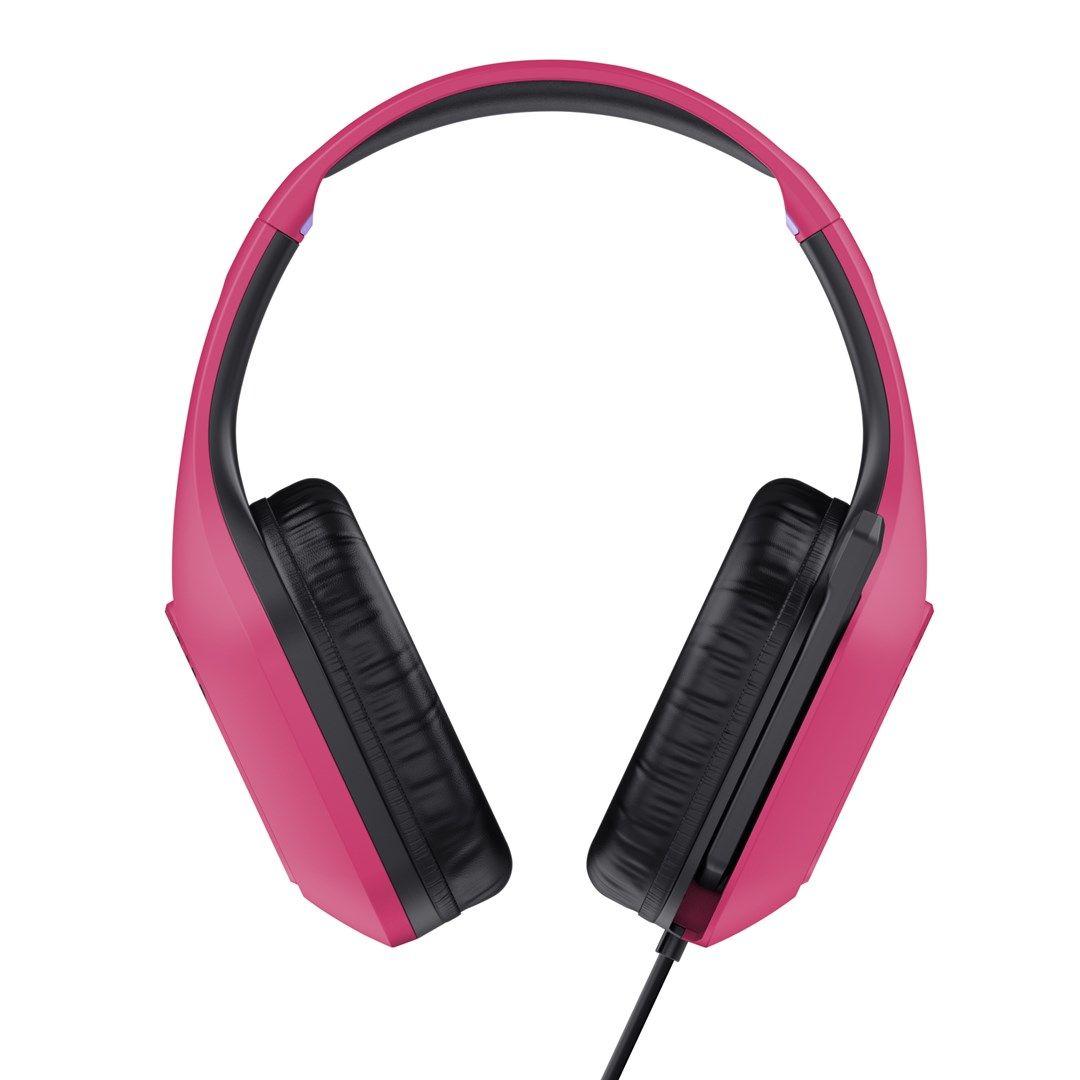 Słuchawki TRUST GXT415P ZIROX HEADSET - PINK 24992 — zdjęcie 7