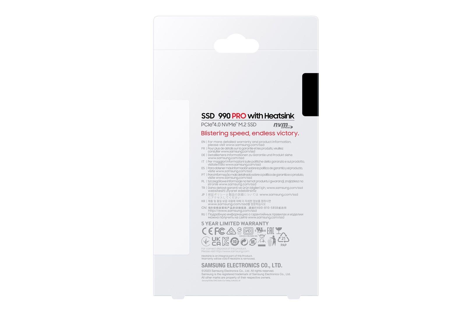 Dysk SSD Samsung 990 PRO 1TB M.2 2280 PCI-E x4 Gen4 NVMe — zdjęcie 9