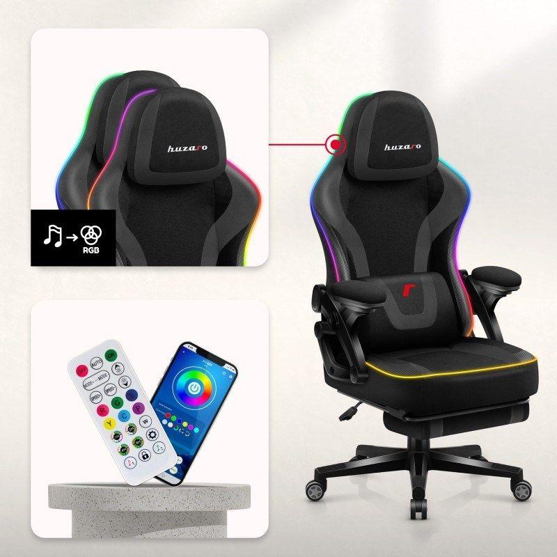 Fotel gamingowy Force 4.6 RGB Black Mesh — zdjęcie 4