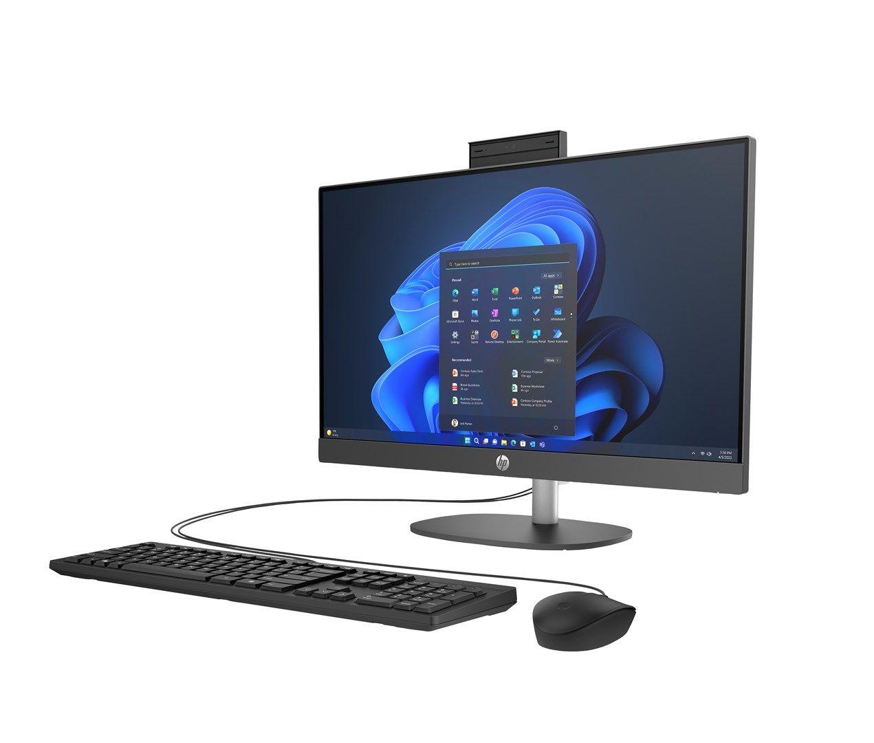 HP ProOne 240 G10 AIO 23.8"FHD IPS 250nits AG Ultra 7 155U 16GB DDR5 5600 SSD512 Intel UHD Cam 5 MP W11Pro 3Y OnSite — zdjęcie 4