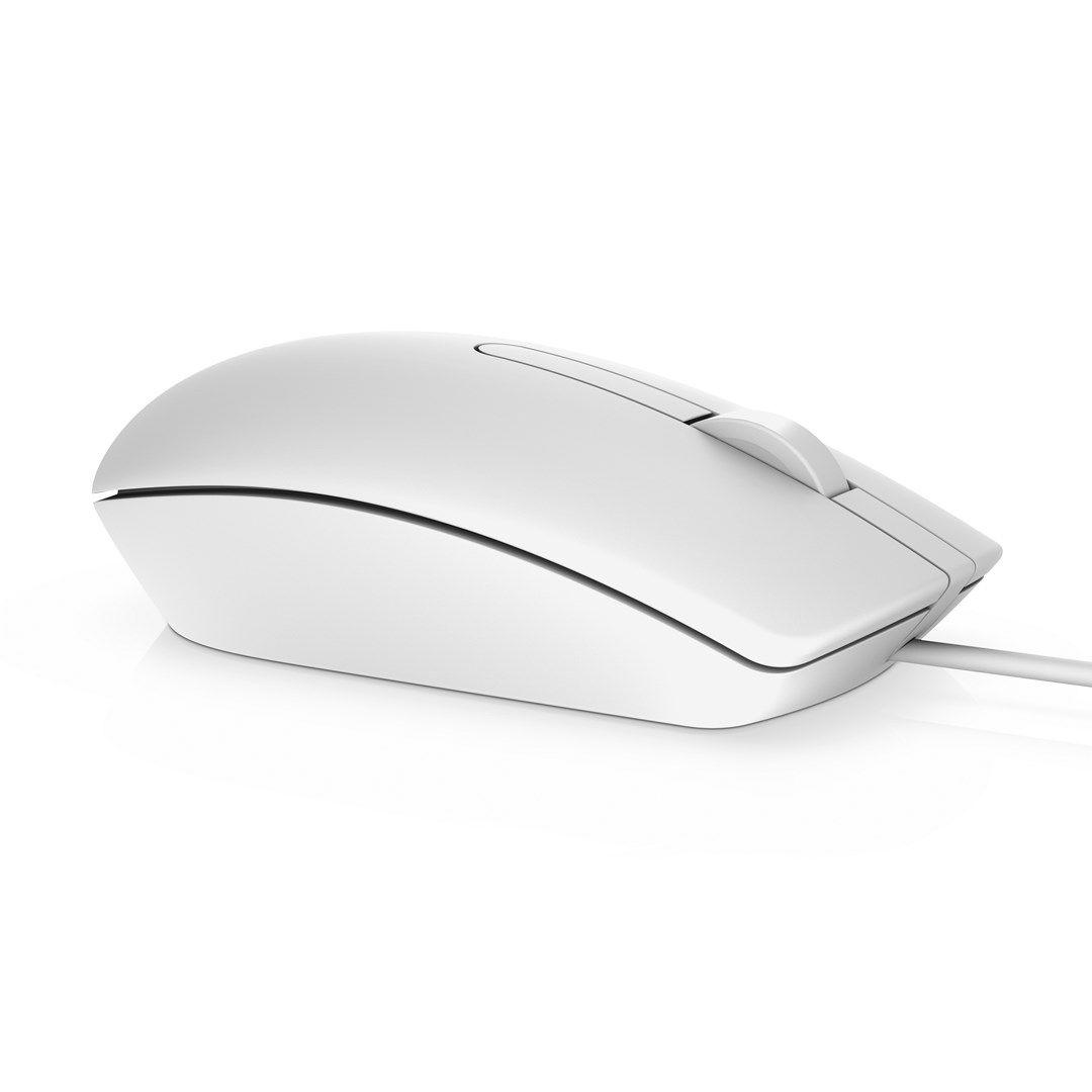 Mysz przewodowa Dell MS116 1000dpi biała — zdjęcie 2