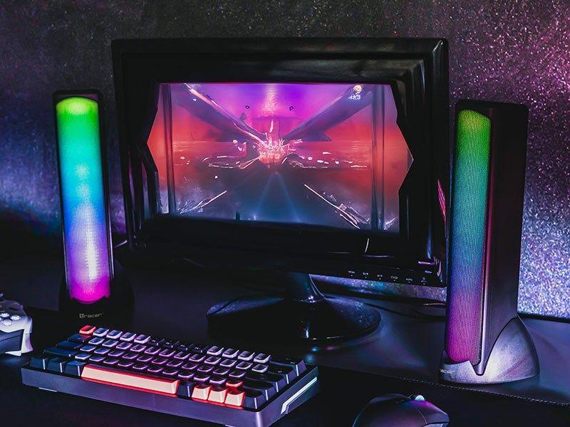 TRACER GŁOŚNIKI 2.0 BLUETOOTH SIGMA USB RGB — zdjęcie 4