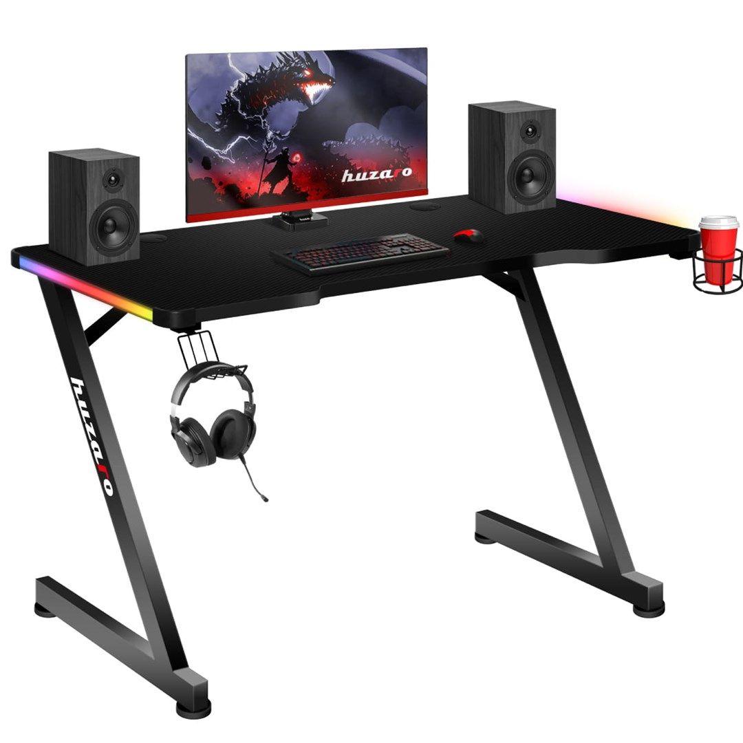 Biurko gamingowe Huzaro Hero 2.5 RGB — zdjęcie 1