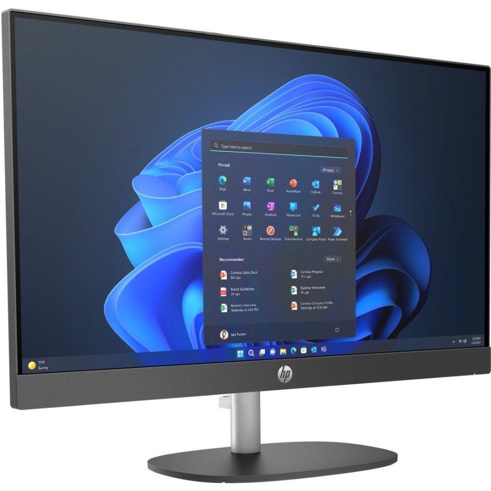 HP ProOne 240 G10 AIO i5-1335U 23,8"FHD 16GB DDR4 3200 SSD512 Intel Iris Xe Graphics W11Pro 3Y OnSite Black — zdjęcie 3