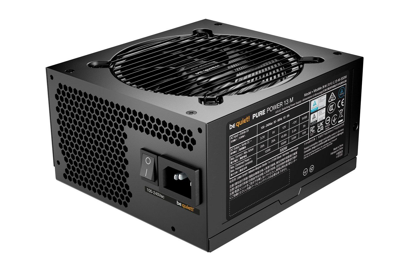 ZASILACZ BEQUIET! PURE POWER 13 M 550W — zdjęcie 3
