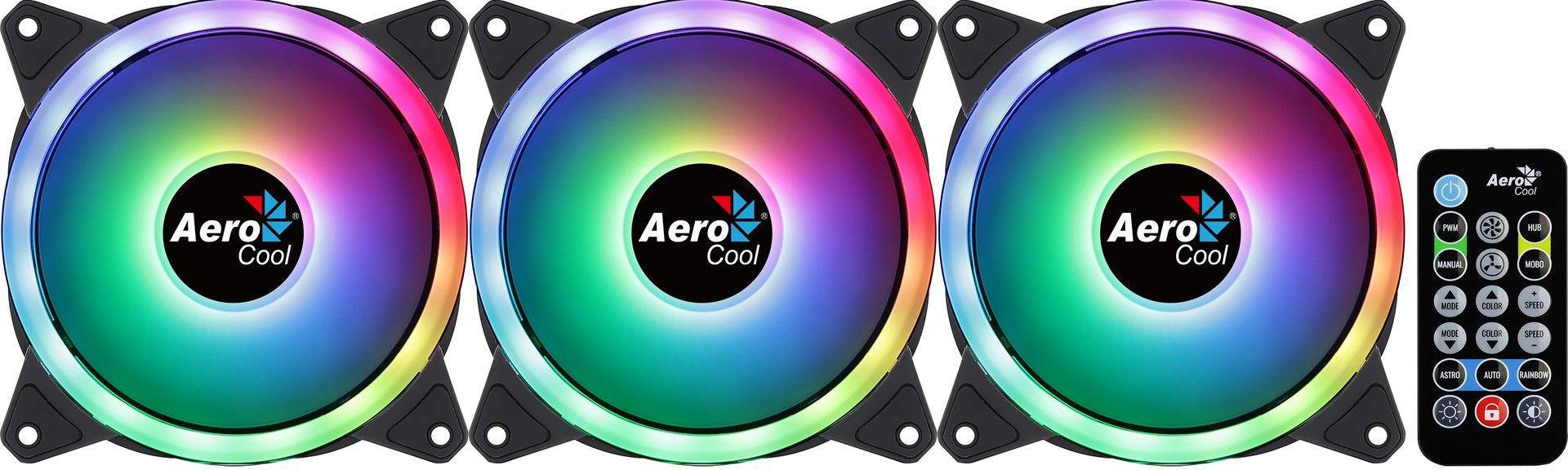 WENTYLATOR AEROCOOL PGS DUO 12 PRO ARGB (3x120) — zdjęcie 2