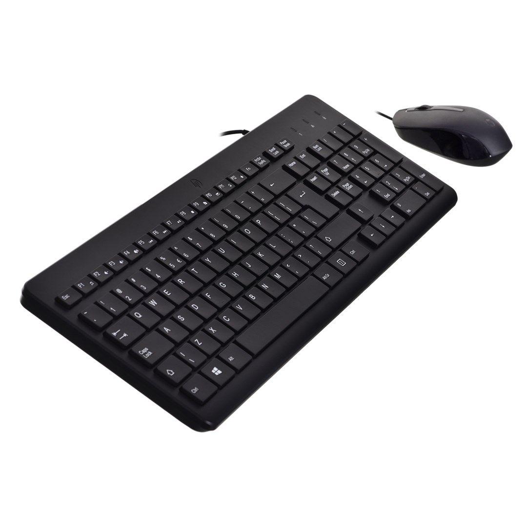 Zestaw klawiatura + mysz HP 150 Wired Mouse and Keyboard przewodowe czarne 240J7AA — zdjęcie 4
