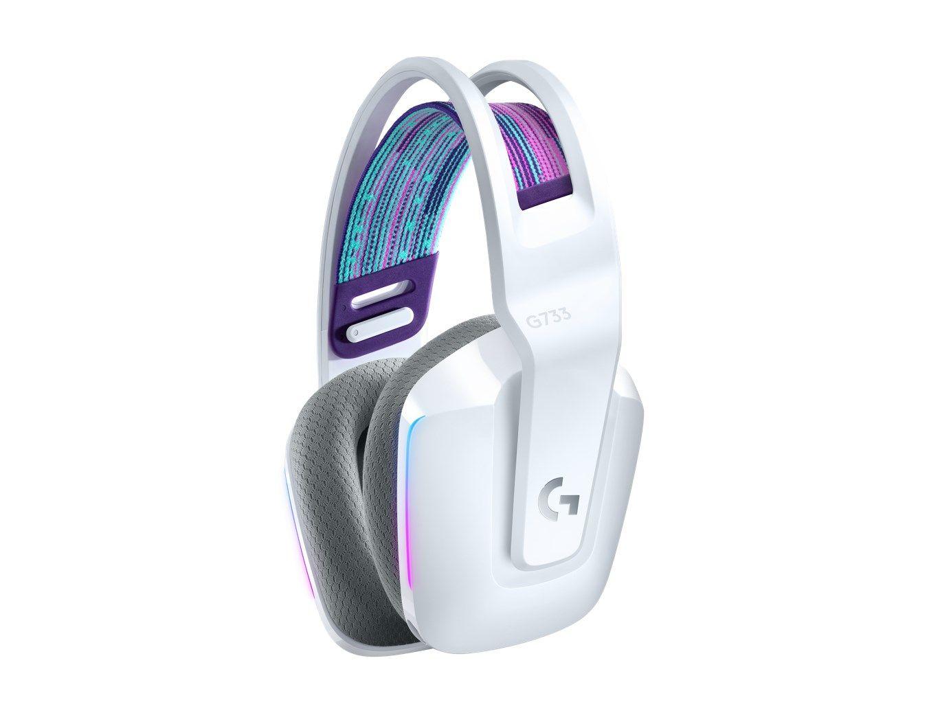 Słuchawki Logitech G733 Lightspeed Białe — zdjęcie 3