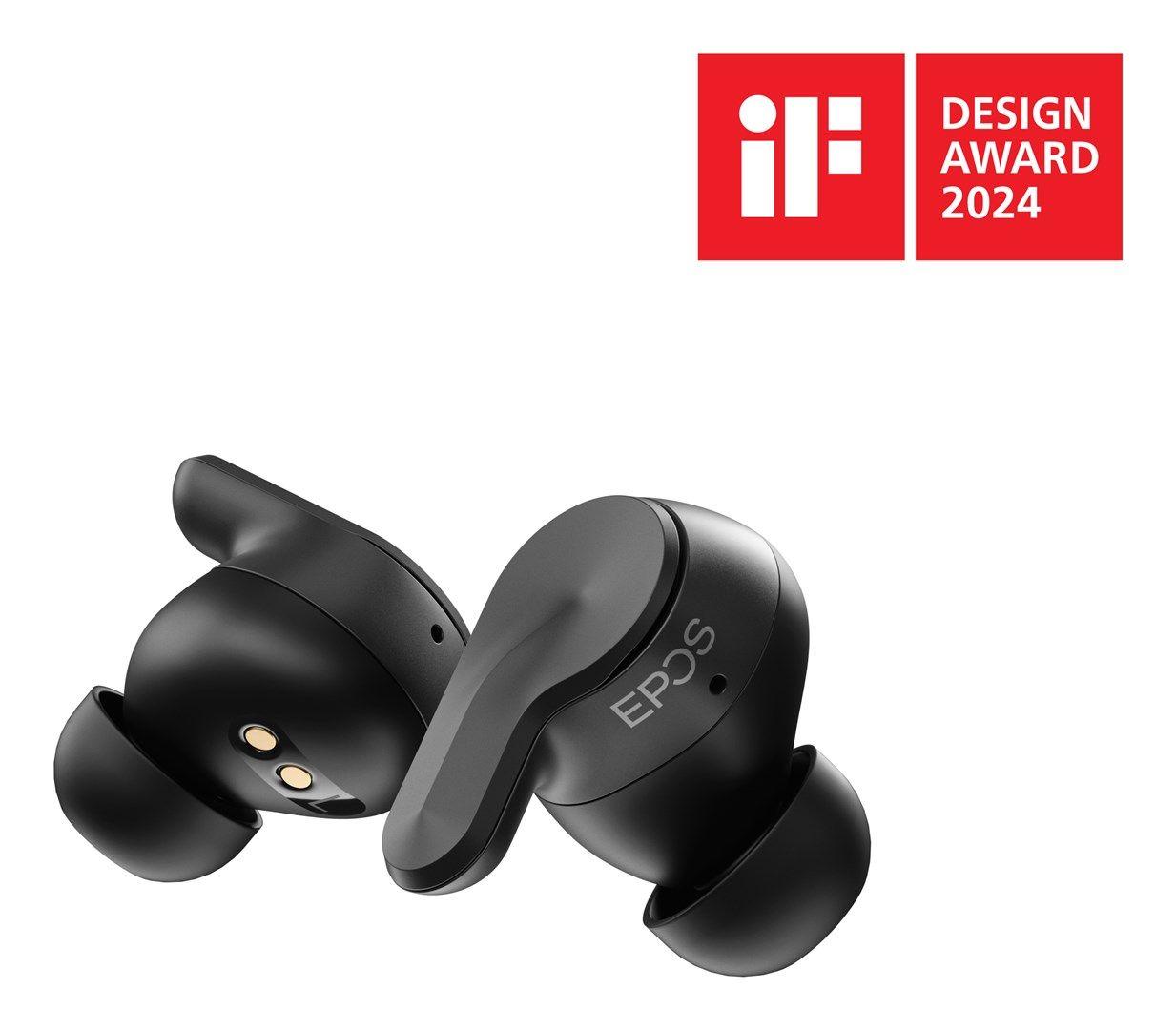 Słuchawki douszne bezprzewodowe Epos Adapt E1, scandinavian black — zdjęcie 20