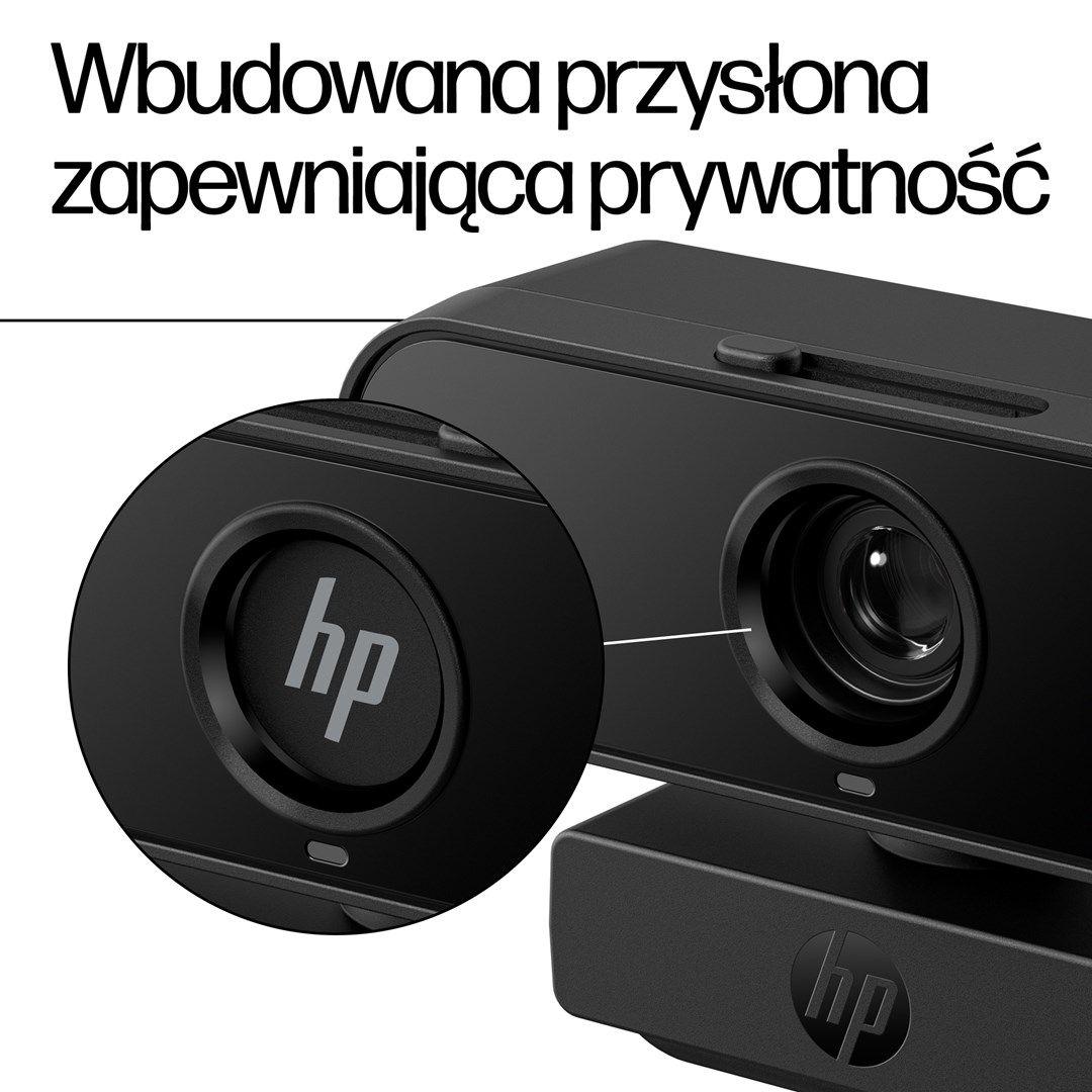 Kamera HP 430 Full HD Webcam USB czarna 77B11AA — zdjęcie 7