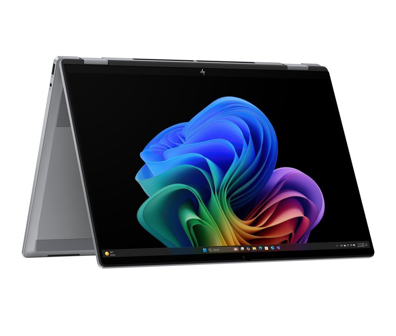 HP OmniBook X Flip 16-ar0016nw Ryzen AI 5 340 16.0"2K Touch OLED IPS 300nits AG 16GB LPDDR5X SSD1TB Radeon 840M Cam 5MPx + IR  68Wh Win11 Meteor Silver 2Y — zdjęcie 1