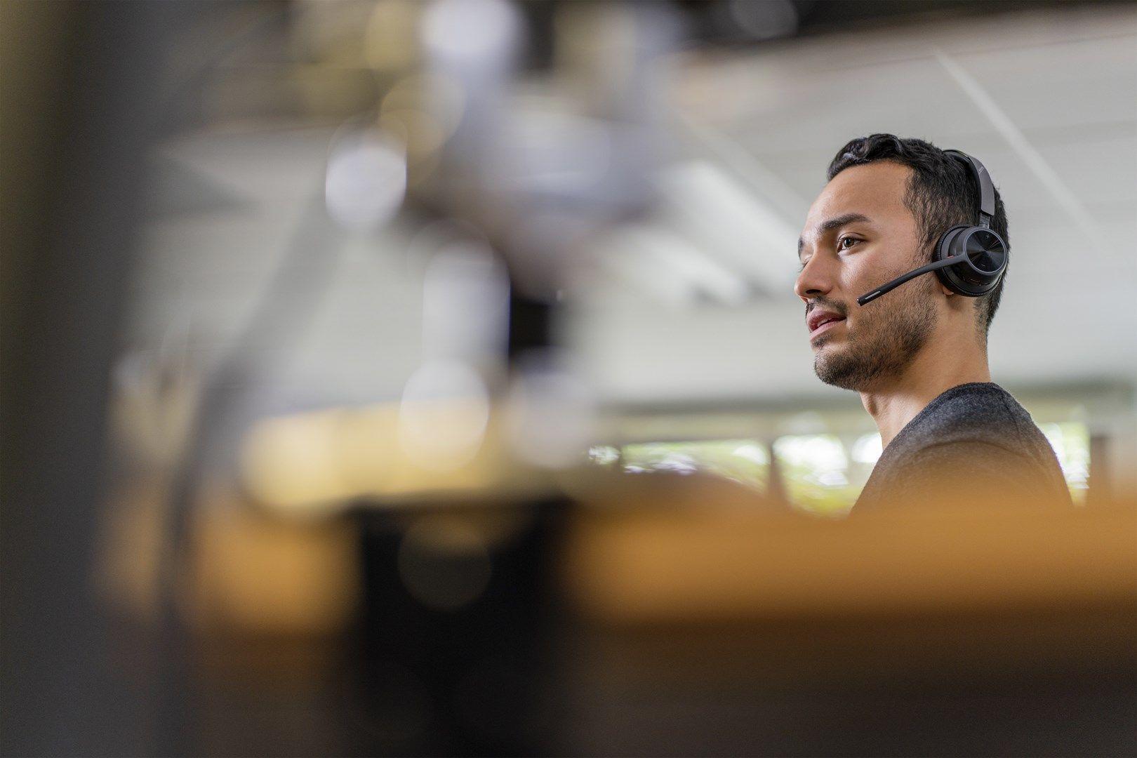 Słuchawki Poly Voyager 4320 MS Teams Certified USB-C Headset +BT700 dongle 77Z30AA — zdjęcie 3