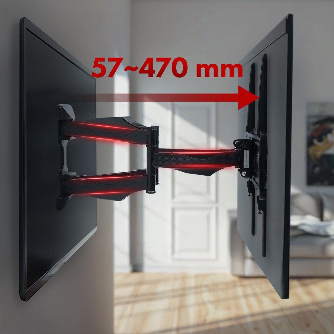 Uchwyt ścienny do telewizora Maclean MC-781 (Obrotowy, ścienne, Uchylny; 26" - 55"; max. 45kg) — zdjęcie 18