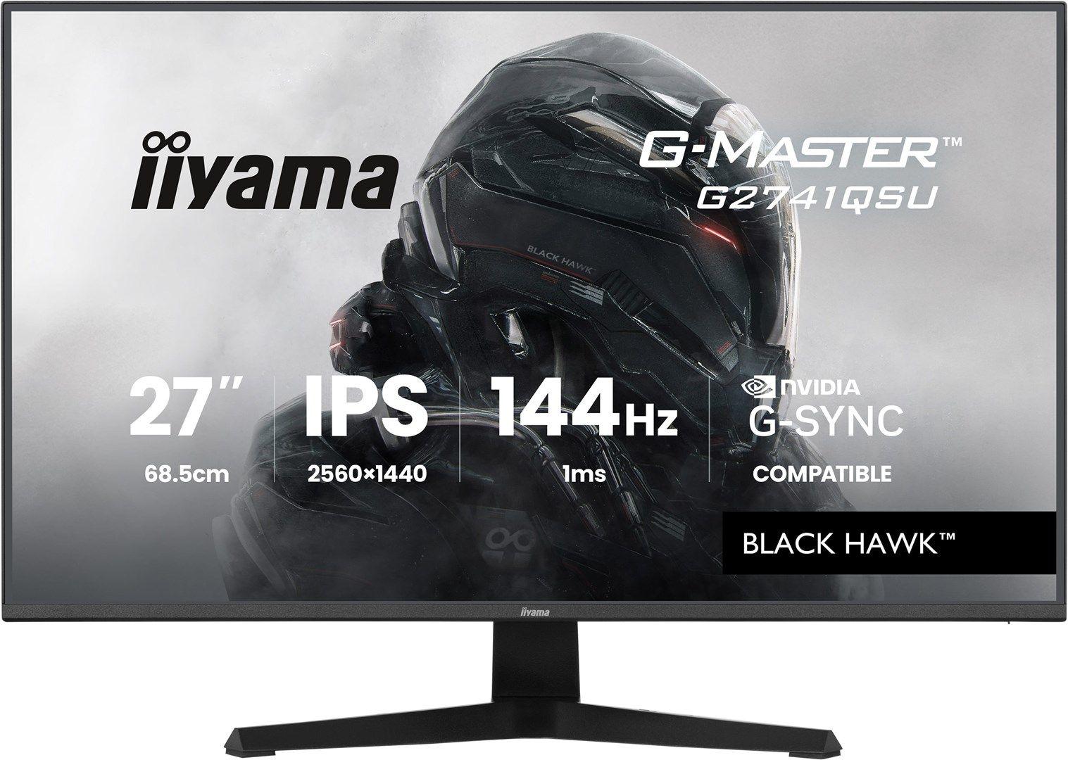 MONITOR IIYAMA LED IPS 27" G2741QSU-B1 Black Hawk 144Hz — zdjęcie 1