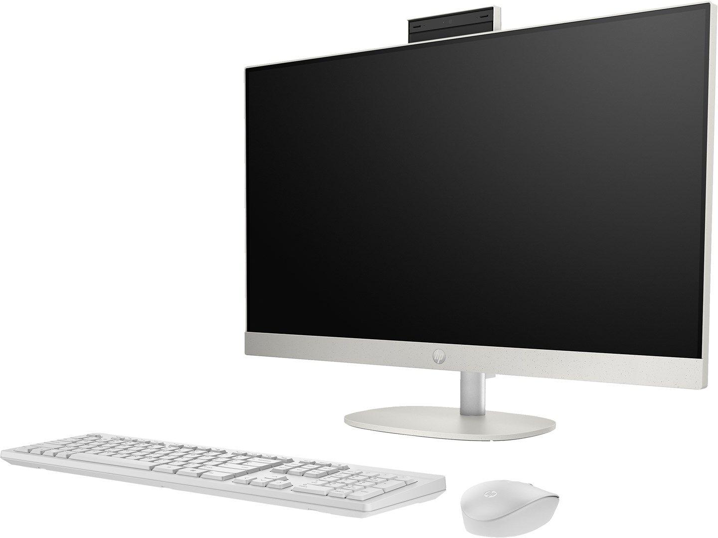 HP AIO 24-cr0184nw Ryzen 5 7520U 23.8"FHD IPS 250nits AG 16GB LPDDR5 SSD512 Radeon 610M Cam720p kB+Mouse NoOS Shell White 2Y — zdjęcie 16