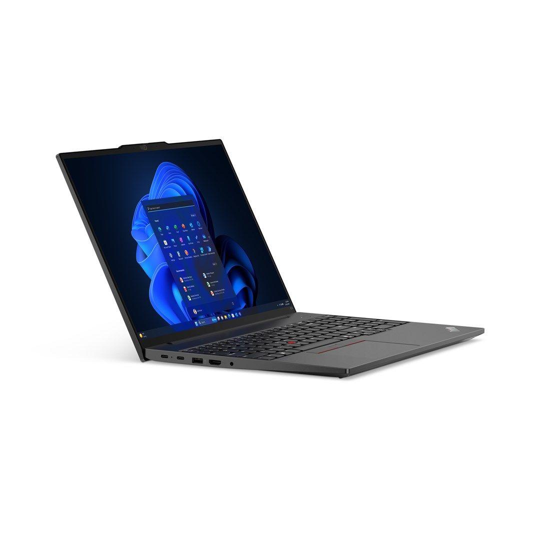 Lenovo ThinkPad E16 Gen 2 Ryzen 5 7535U 16"WUXGA IPS 300nits AG 8GB DDR5 SSD256 660M Backlit Kb FgPr Cam1080p 47Wh W11Pro Black (REPACK) 2Y — zdjęcie 11