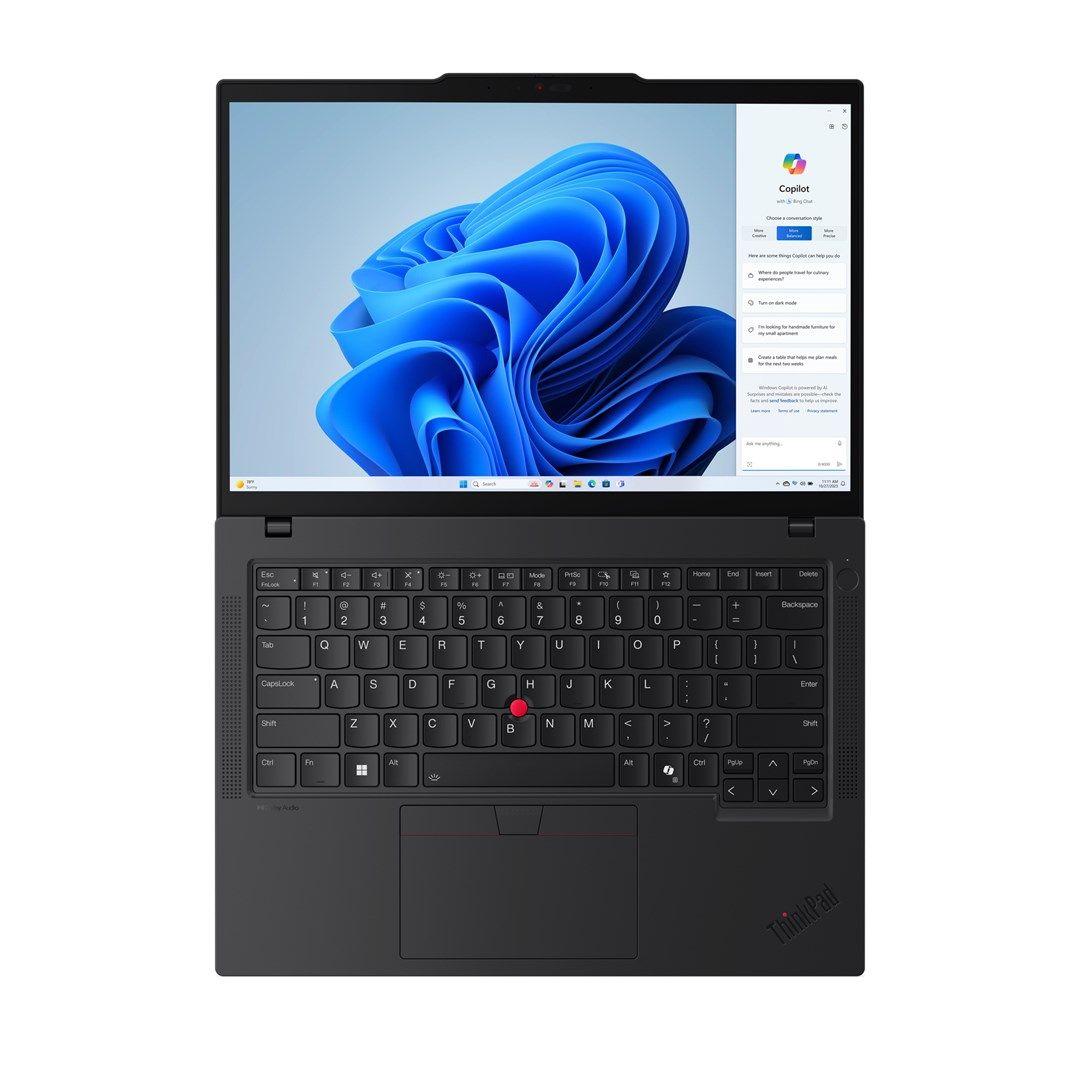 Lenovo ThinkPad T14 Gen 5 Ryzen 7 PRO 8840U 14"WUXGA Touch IPS 400nits AG 32GB DDR5 SSD512 780M Backlit Kb FgPr Cam5.0MP 52.5Wh W11Pro Black (REPACK) 2Y — zdjęcie 8