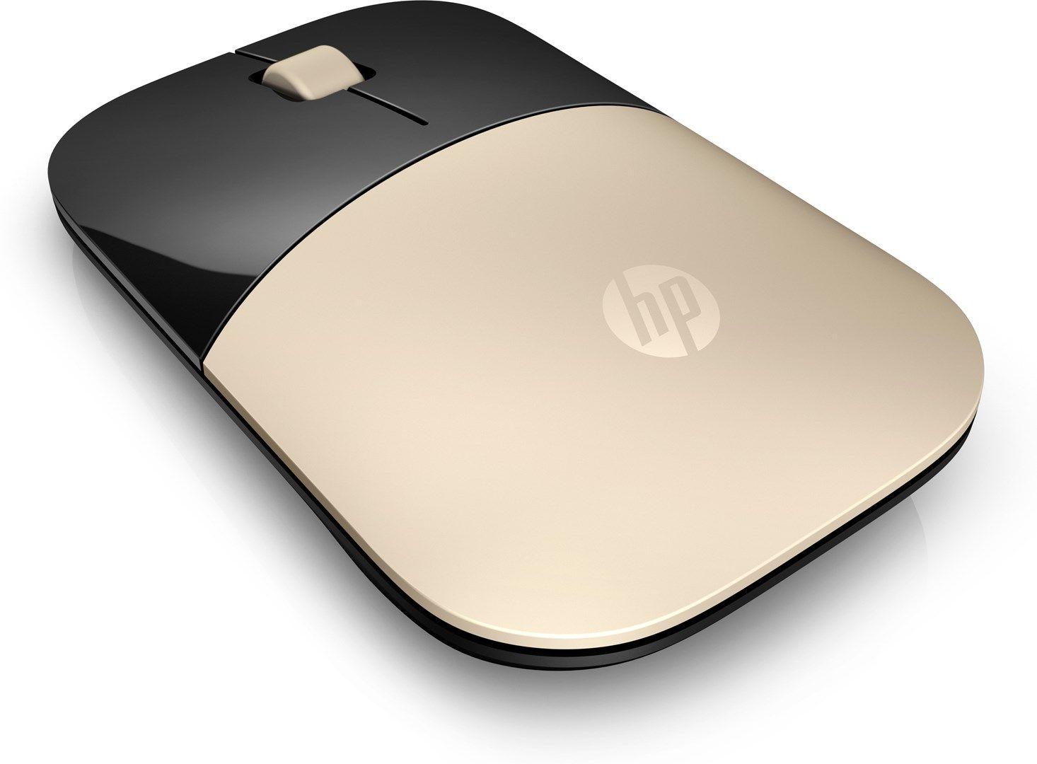Mysz HP Z3700 Wireless Mouse Gold bezprzewodowa złota X7Q43AA — zdjęcie 3