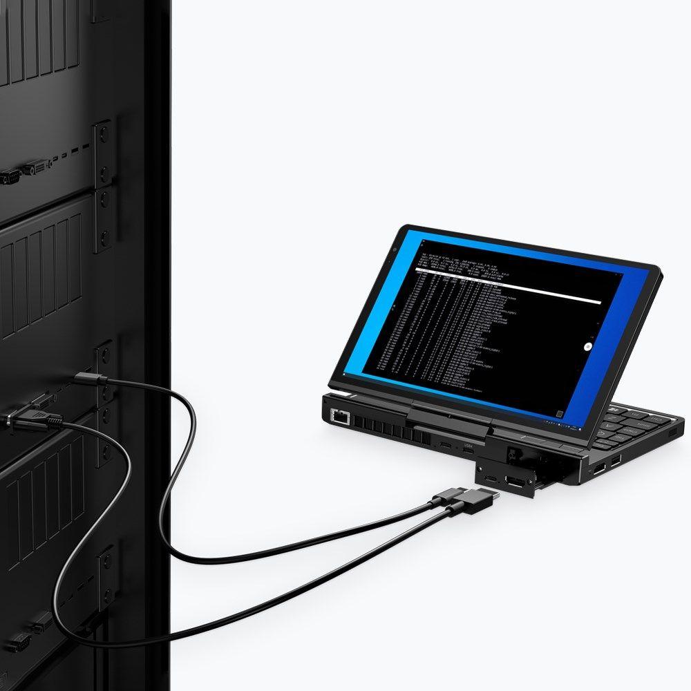 Laptop GPD-Pocket-4 Ryzen 7 8840U/8" WQXGA (2560x1600) Touchscreen 144Hz IPS/x360/LAN/16GB/SSD 1TB/BT/BLKB/FPR/x360/Radeon 780M 3GB/Win 11 Graphite — zdjęcie 22
