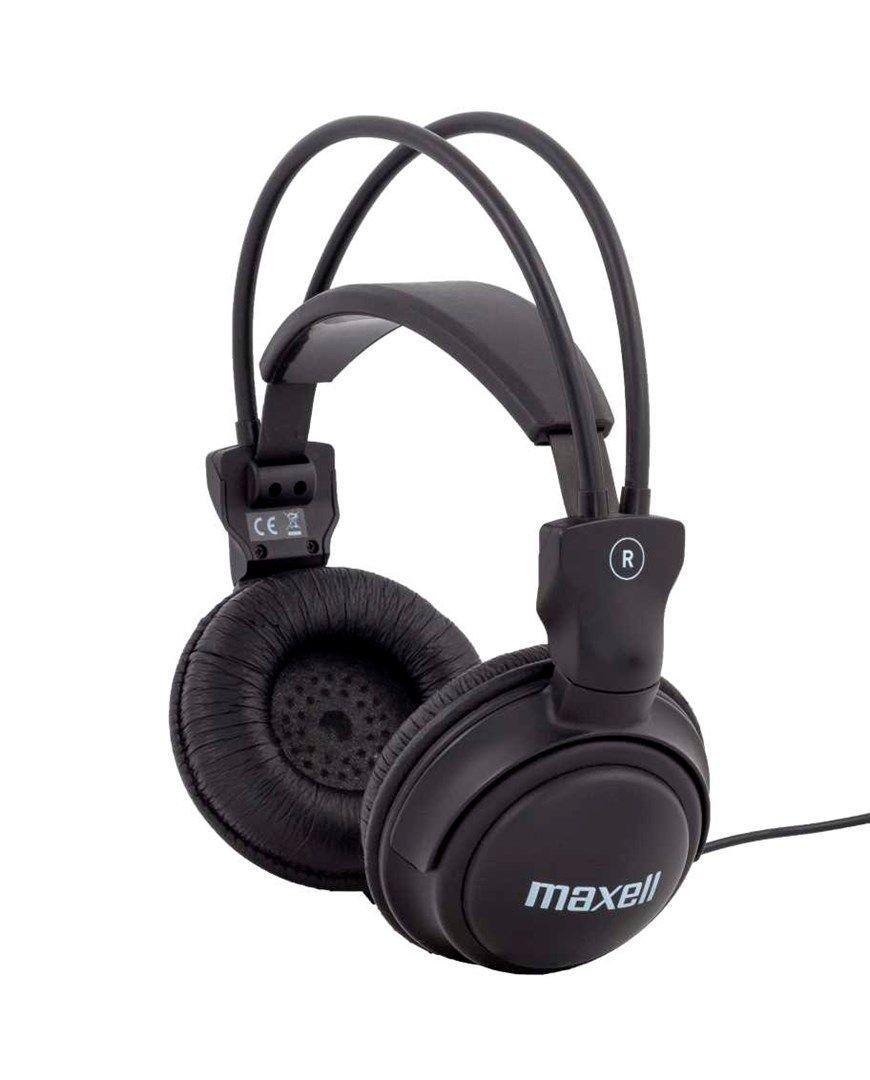 MAXELL HOME STUDIO Słuchawki Headphones czarne, idealne do domowego studia — zdjęcie 3