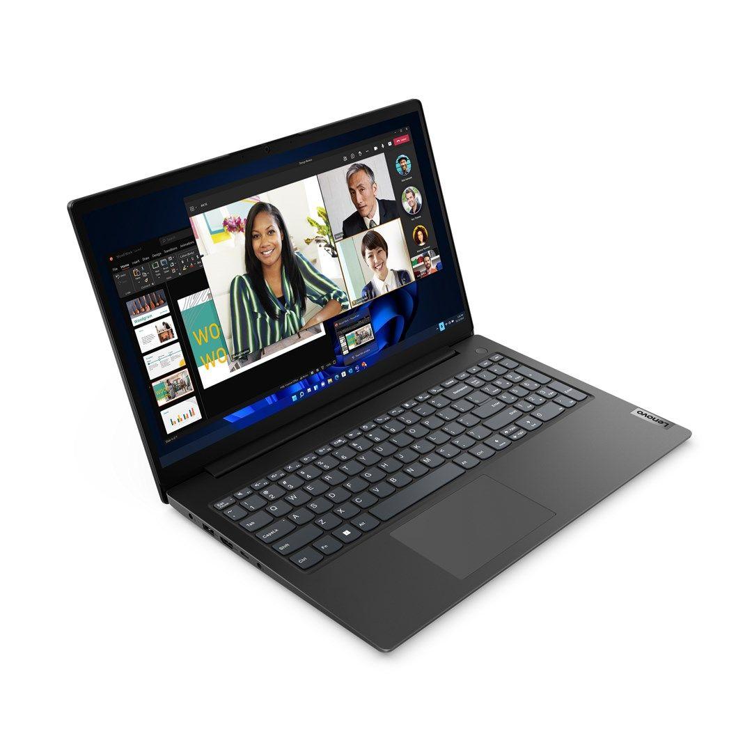 Lenovo V15 G4 AMN AMD Ryzen 5 7520U 15.6"FHD 250nits AG 16GB LPDDR5 SSD512 Radeon 610M Graphics Cam 720p 38Wh NoOS Business Black 3Y OnSite — zdjęcie 2