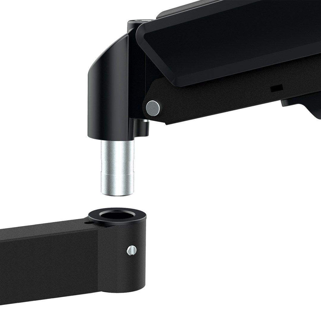 MACLEAN UCHWYT NA MONITOR, SPRĘŻYNA GAZOWA, 17"-32", 2-10KG, CZARNY MC-135 — zdjęcie 6