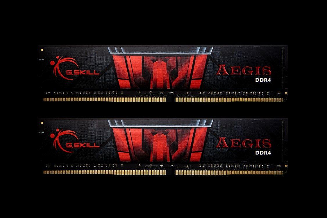 Zestaw pamięci G.SKILL AEGIS F4-2666C19D-32GIS (DDR4; 2 x 16 GB; 2666 MHz; CL19) (WYPRZEDAŻ) — zdjęcie 1