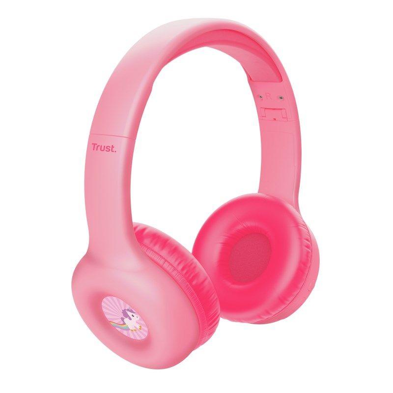 Słuchawki TRUST Nouna Wireless Kids pink — zdjęcie 2