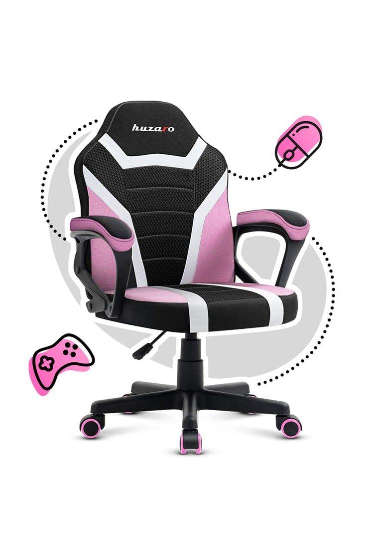 Fotel gamingowy dla dziecka HZ-Ranger 1.0 pink mesh — zdjęcie 3