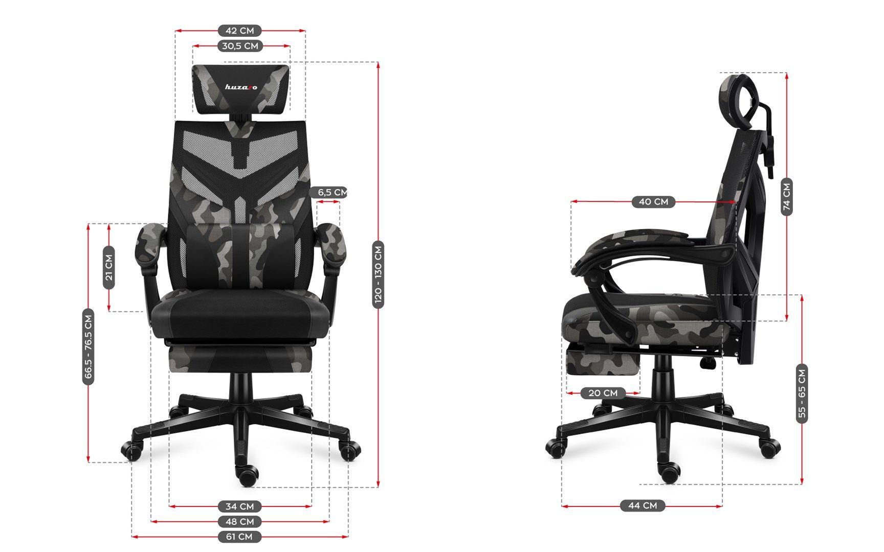 Fotel gamingowy Huzaro Combat 5.0 Camo — zdjęcie 10