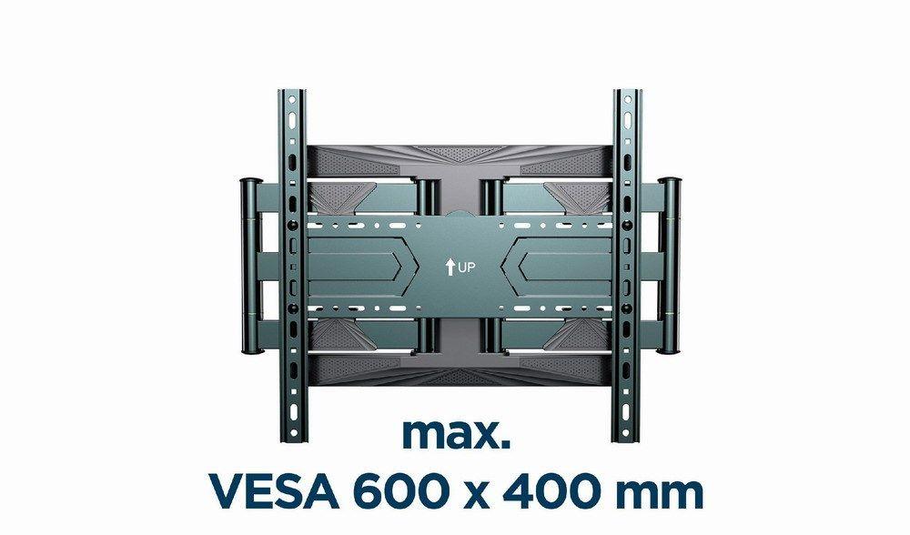 GEMBIRD REGULOWANY UCHWYT ŚCIENNY LCD 40"-80" VESA MAX 600 X 400MM, DO 50KG — zdjęcie 12