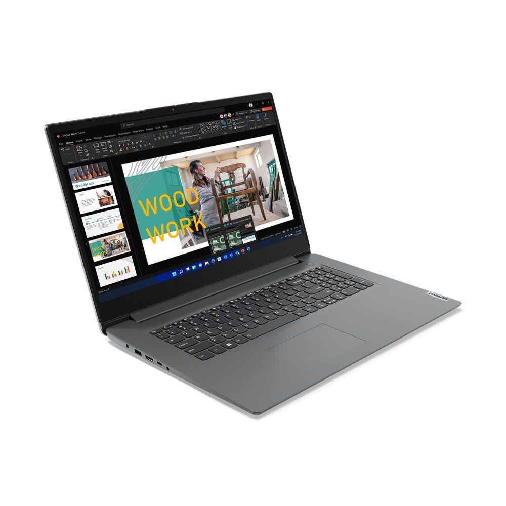 Lenovo V17 G4 IRU i7-13620H 17.3" FHD IPS 300nits AG 16GB DDR4 3200 SSD512 Intel UHD Graphics 45Wh Cam720p W11Pro Iron Grey 3Y OnSite — zdjęcie 2