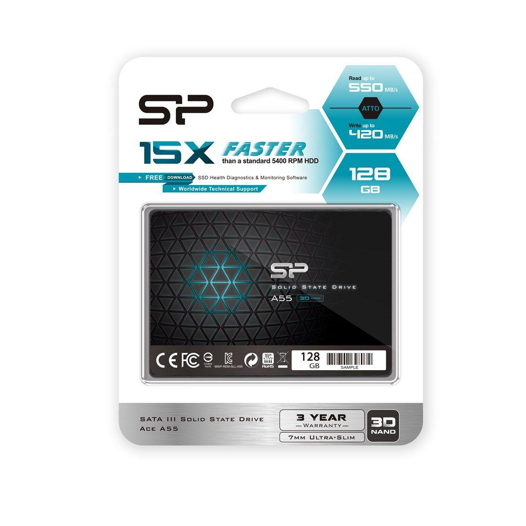 Dysk SSD Silicon Power Ace A55 128GB 2,5" SATA III 550/420 MB/s (SP128GBSS3A55S25) — zdjęcie 7
