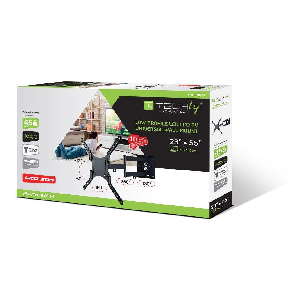 TECHLY UCHWYT ŚCIENNY TV LED/LCD 23-55 CALI 45KG O — zdjęcie 2