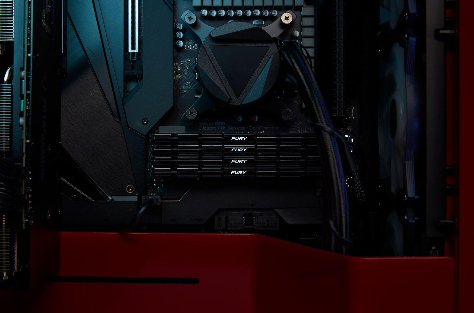 KINGSTON DDR4 16GB 4266MT/s CL19 DIMM FURY Renegade Czarny — zdjęcie 16